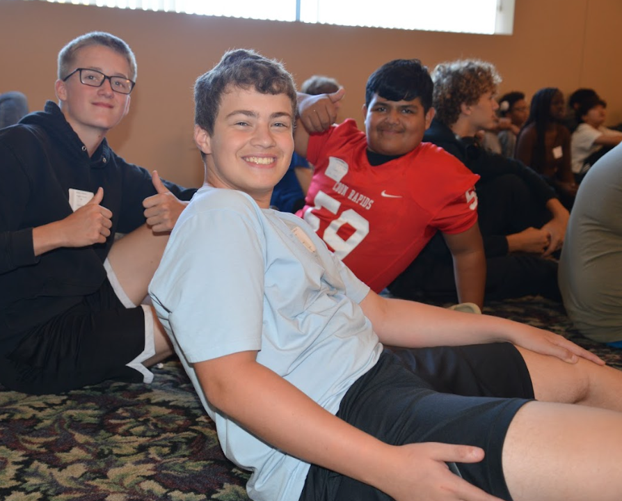  CRHS students smile